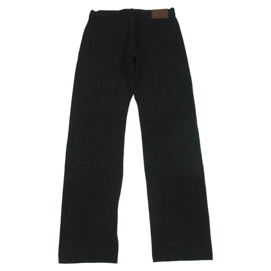 ONI DENIM 鬼デニム ONI288ZR-BKBK 20oz 鬼秘シークレット ブラックデニム レギュラーストレート ジーンズ ボタンフライ デニム パンツ ブラック系 32【極上美品】【中古】