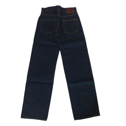 ONI DENIM 鬼デニム ONI200ZR-OLV 20oz 鬼シークレットデニム 緯糸オリーブ ワイド ストレート ジーンズ ボタンフライ デニム パンツ 31 インディゴブルー系 31【極上美品】【中古】