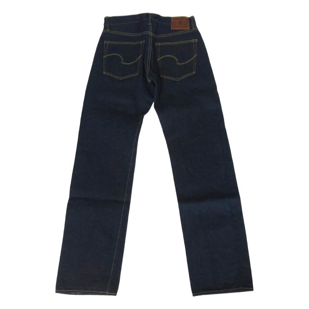ONI DENIM 鬼デニム ONI288ZR-OLV 20oz シークレット デニム 緯糸 オリーブ レギュラーストレートジーンズ ボタンフライ デニムパンツ32 インディゴブルー系 32【美品】【中古】