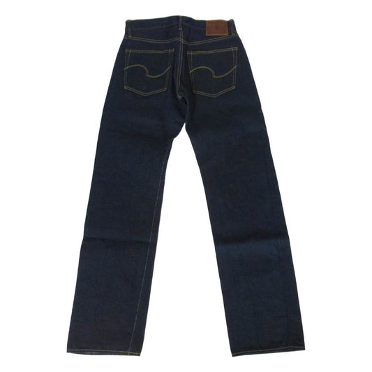 ONI DENIM 鬼デニム ONI288ZR-OLV 20oz シークレット デニム 緯糸 オリーブ レギュラーストレートジーンズ ボタンフライ デニムパンツ32 インディゴブルー系 32【美品】【中古】