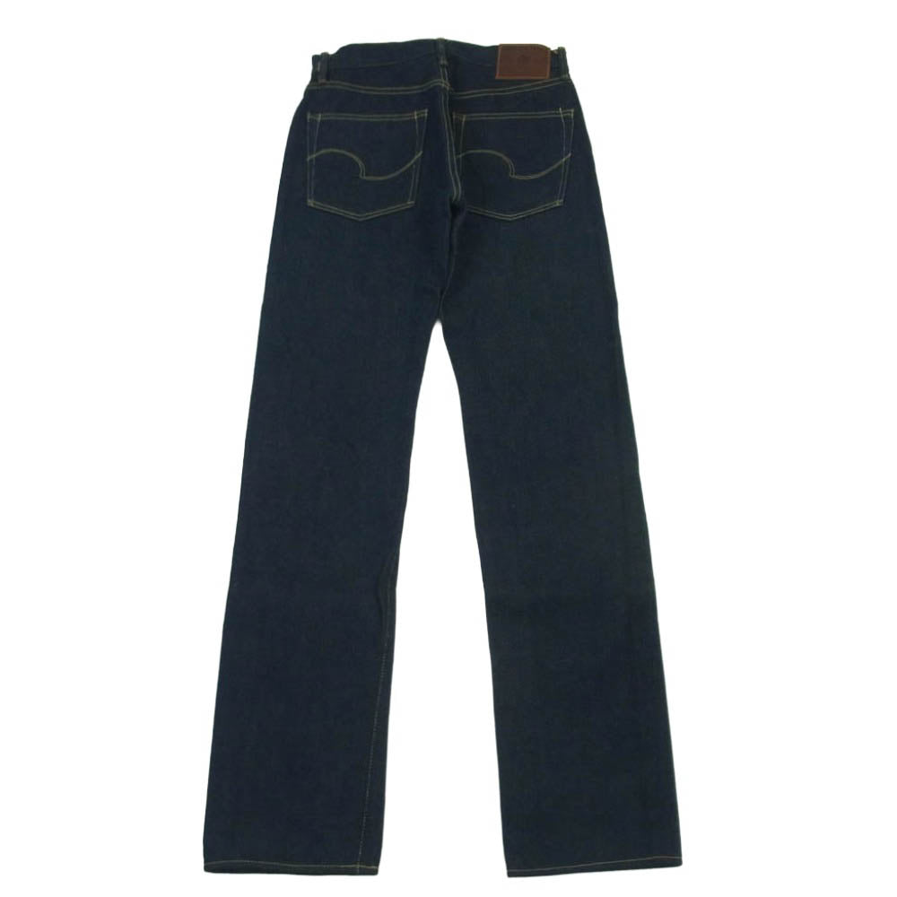 ONI DENIM 鬼デニム ONI288ZR-LBR 鬼秘 シークレット デニム 20oz レギュラー ストレート ジーンズ ボタンフライ デニム パンツ インディゴブルー系 29【極上美品】【中古】