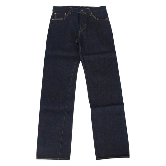 ONI DENIM 鬼デニム ONI288ZR-LBR 鬼秘 シークレット デニム 20oz レギュラー ストレート ジーンズ ボタンフライ デニムパンツ 32 インディゴブルー系 32【極上美品】【中古】