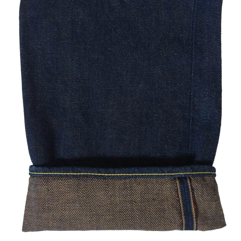 ONI DENIM 鬼デニム ONI288ZR-LBR 鬼秘 シークレット デニム 20oz レギュラー ストレート ジーンズ ボタンフライ デニムパンツ 32 インディゴブルー系 32【極上美品】【中古】