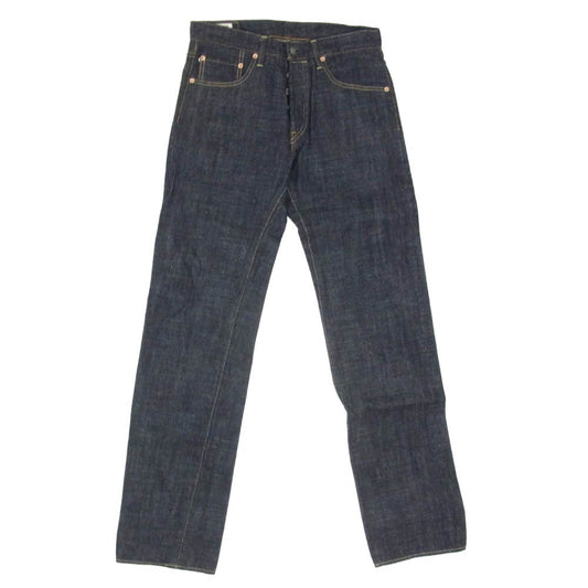 ONI DENIM 鬼デニム ONI270-LS13.5 13.5oz ロング スラブ デニム ジャストライト ストレート ジーンズ ボタンフライ デニムパンツ インディゴブルー系 31【極上美品】【中古】