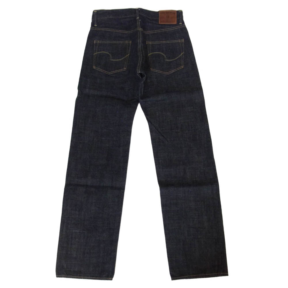 ONI DENIM 鬼デニム ONI270-LS13.5 13.5oz ロング スラブ デニム ジャストライト ストレート ジーンズ ボタンフライ デニムパンツ 32 インディゴブルー系 32【極上美品】【中古】