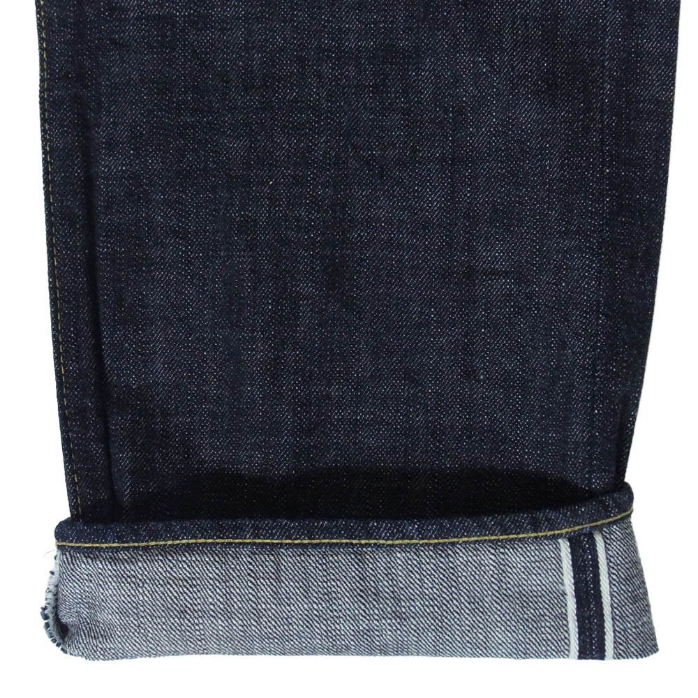 ONI DENIM 鬼デニム ONI270-LS13.5 13.5oz ロング スラブ デニム ジャストライト ストレート ジーンズ ボタンフライ デニムパンツ 32 インディゴブルー系 32【極上美品】【中古】