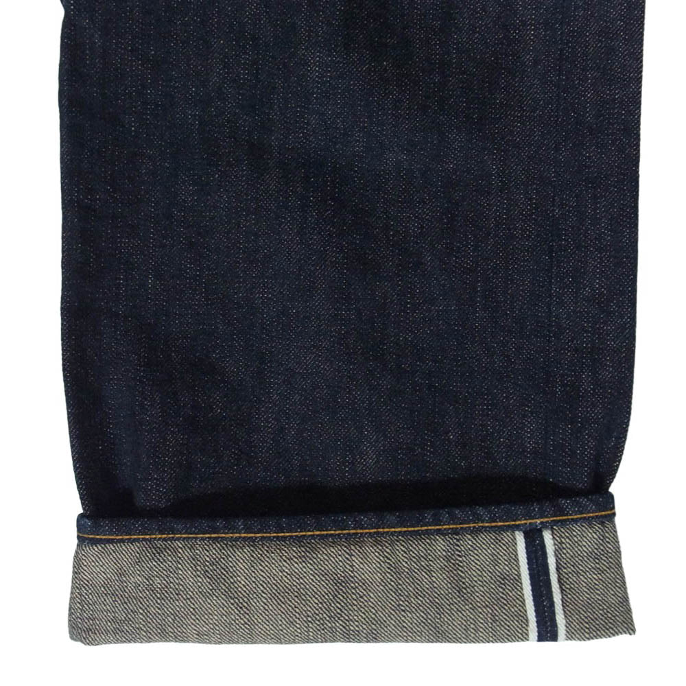 ONI DENIM 鬼デニム ONI200-GC15 15oz グリーン キャスト デニム ワイド ストレート ジーンズ ボタンフライ デニムパンツ インディゴブルー系 32【極上美品】【中古】