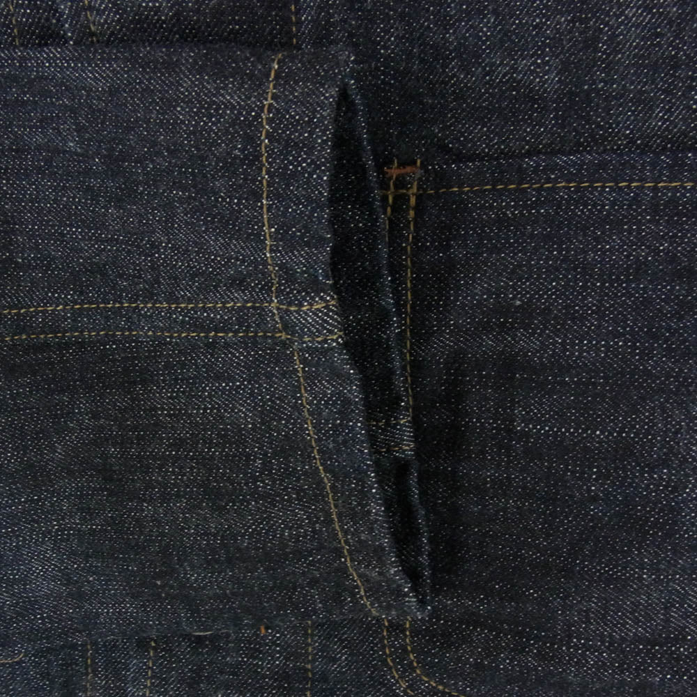 ONI DENIM 鬼デニム ONI-03502N-LS13.5 13.5oz ロング スラブ デニム カバーオール ジャケット インディゴブルー系 44【極上美品】【中古】