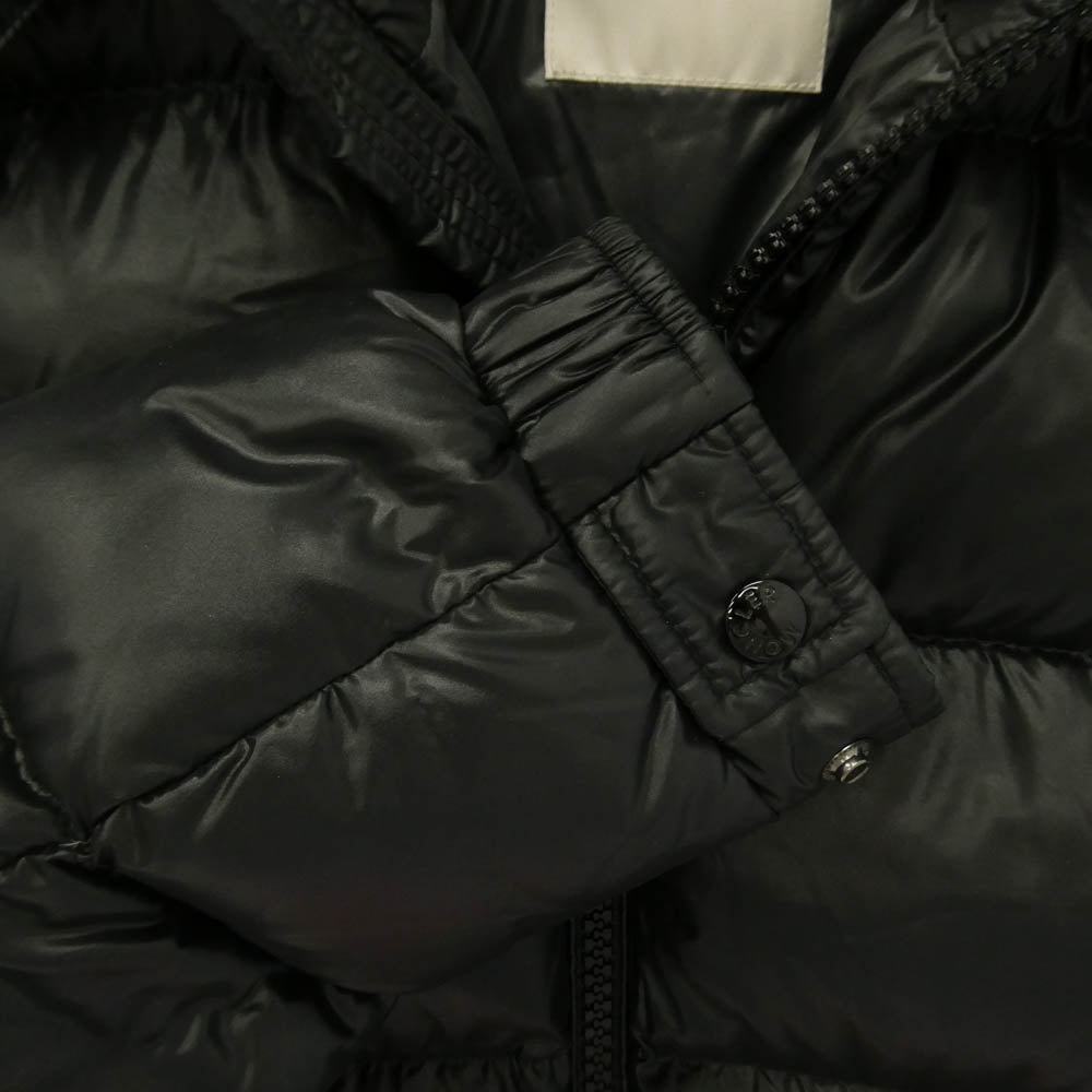 MONCLER モンクレール 24AW J20911A53600 68950 国内正規品 MAYA GIUBBOTTO マヤ ロゴワッペン ダウン ジャケット ブラック 4 ブラック系 4【中古】