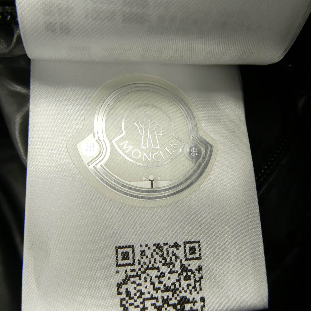 MONCLER モンクレール 24AW J20911A53600 68950 国内正規品 MAYA GIUBBOTTO マヤ ロゴワッペン ダウン ジャケット ブラック 4 ブラック系 4【中古】
