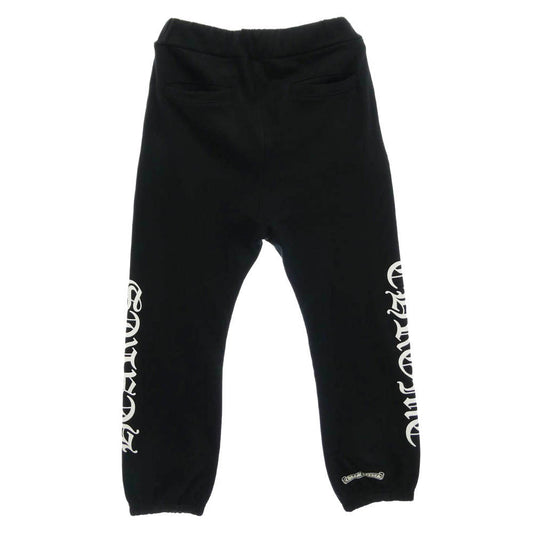 CHROME HEARTS クロムハーツ（原本無） USA製 Horseshoe Logo Sweat Pants クロムハーツ ホースシューロゴ プリント スウェット パンツ ブラック ブラック系 M【中古】