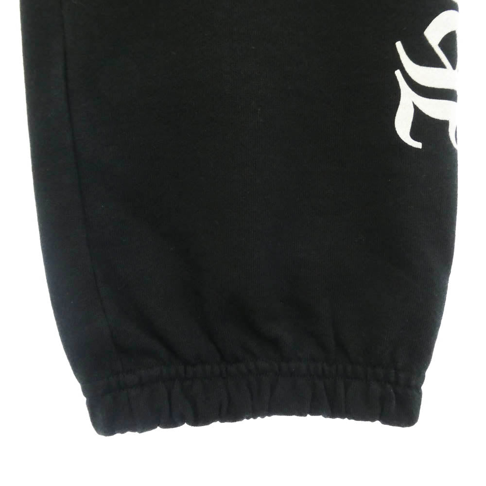 CHROME HEARTS クロムハーツ（原本無） USA製 Horseshoe Logo Sweat Pants クロムハーツ ホースシューロゴ プリント スウェット パンツ ブラック ブラック系 M【中古】