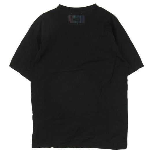 JUNYA WATANABE COMME des GARCONS MAN ジュンヤワタナベコムデギャルソンマン WM-T905 eYe アイ AD2013 グラフィック プリント 半袖 Tシャツ カットソー ブラック系 L【中古】