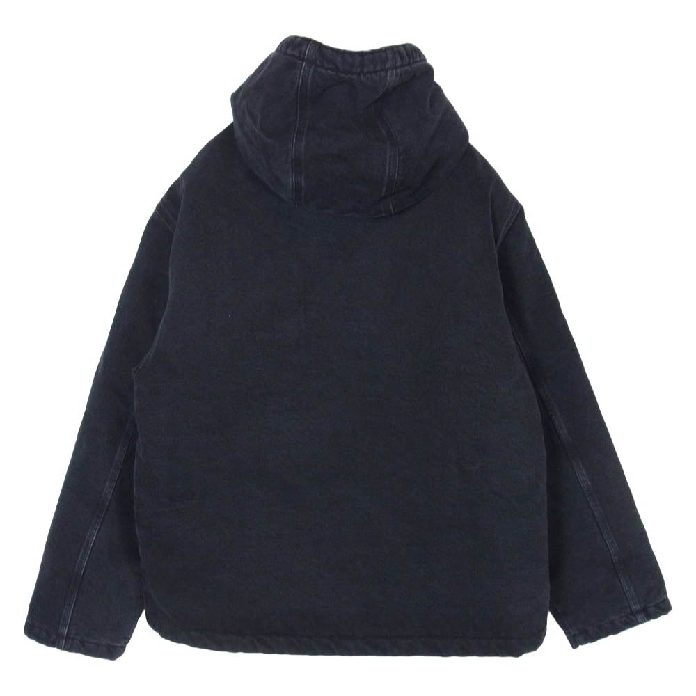 Carhartt カーハート I036258 Cleveland Jacket クリーブランド デニム ジップアップ フーデッド ジャケット ブラック系 M【中古】