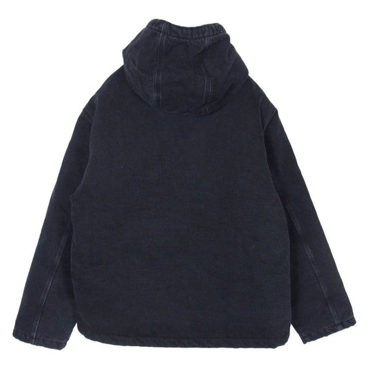 Carhartt カーハート I036258 Cleveland Jacket クリーブランド デニム ジップアップ フーデッド ジャケット ブラック系 M【中古】
