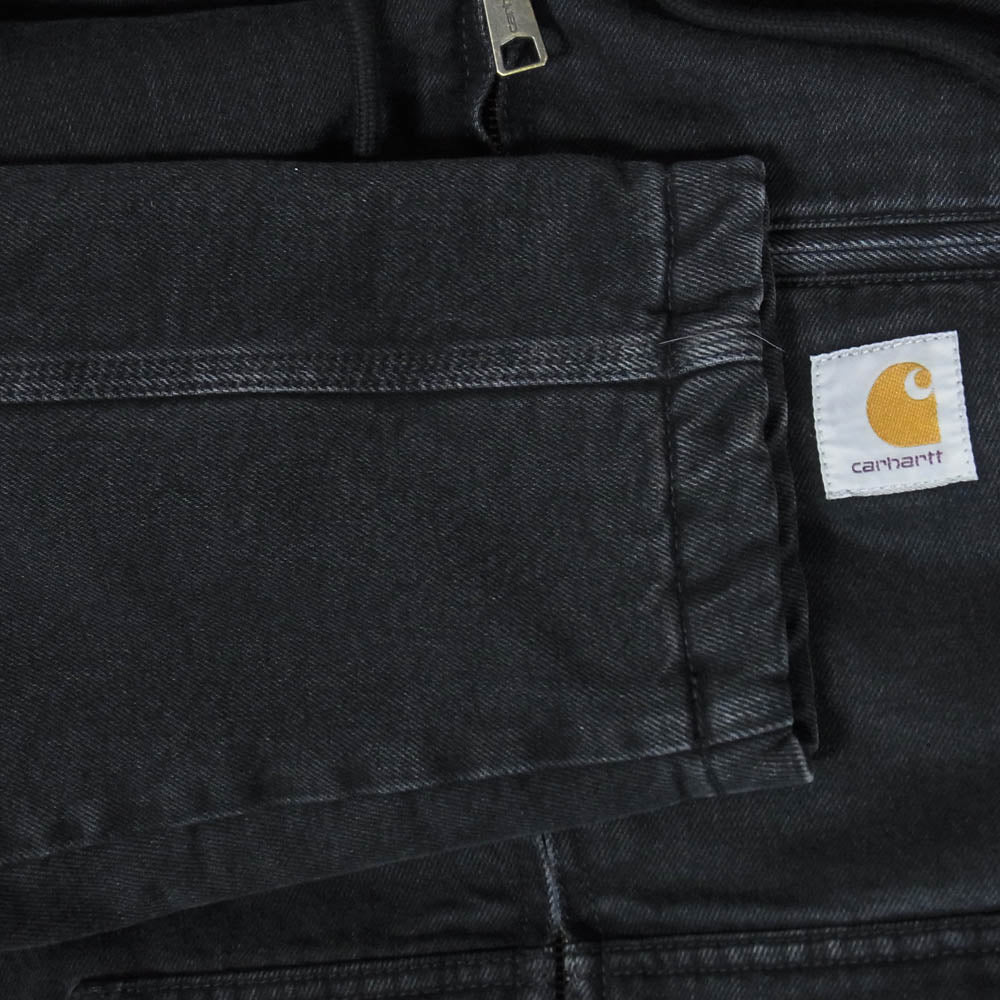 Carhartt カーハート I036258 Cleveland Jacket クリーブランド デニム ジップアップ フーデッド ジャケット ブラック系 M【中古】