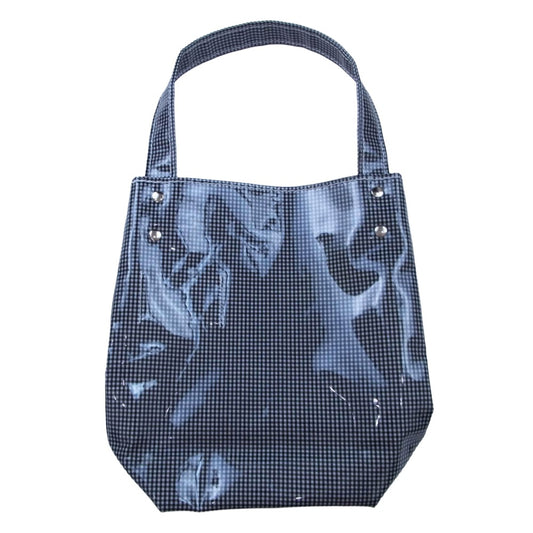 TEMBEA テンベア BAGUETTE TOTE MINI GINGHAM SMALL BLACK バゲット ギンガムチェック ミニ トートバッグ ブラック系【美品】【中古】