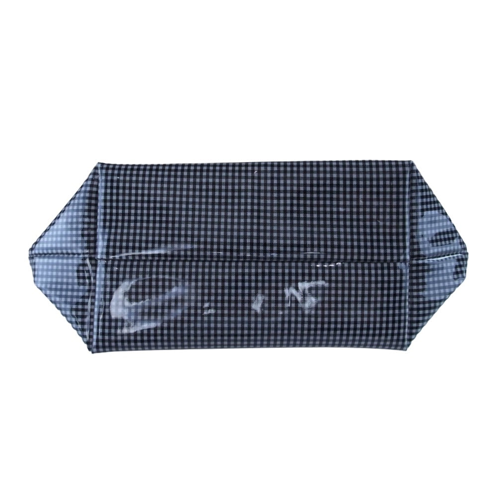 TEMBEA テンベア BAGUETTE TOTE MINI GINGHAM SMALL BLACK バゲット ギンガムチェック ミニ トートバッグ ブラック系【美品】【中古】