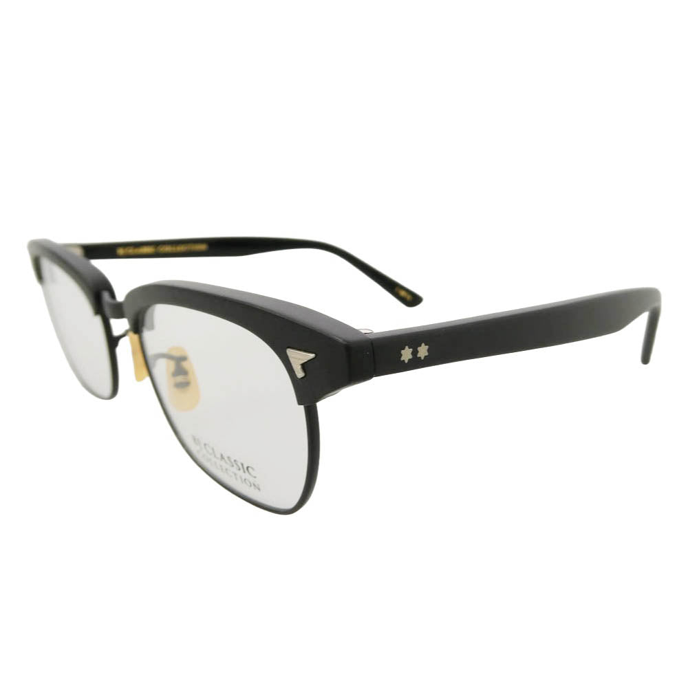 BJ CLASSIC BJ クラシック S-701 SIRMONT サーモント SUPERIOR ROOM 限定モデル 50□19-145 C-1M-5 マットブラック フルリム チタン アセテート アイウェア 眼鏡 ブラック系 50□19-145【美品】【中古】