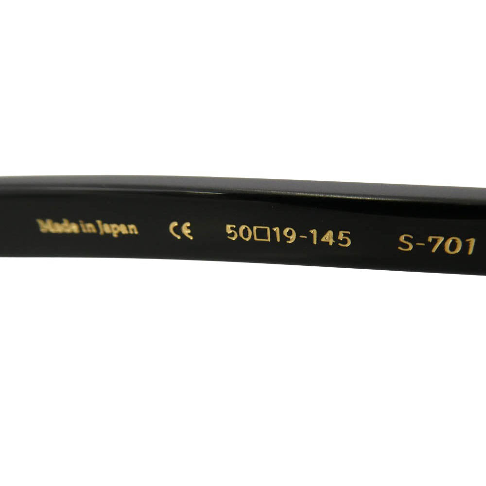 BJ CLASSIC BJ クラシック S-701 SIRMONT サーモント SUPERIOR ROOM 限定モデル 50□19-145 C-1M-5 マットブラック フルリム チタン アセテート アイウェア 眼鏡 ブラック系 50□19-145【美品】【中古】