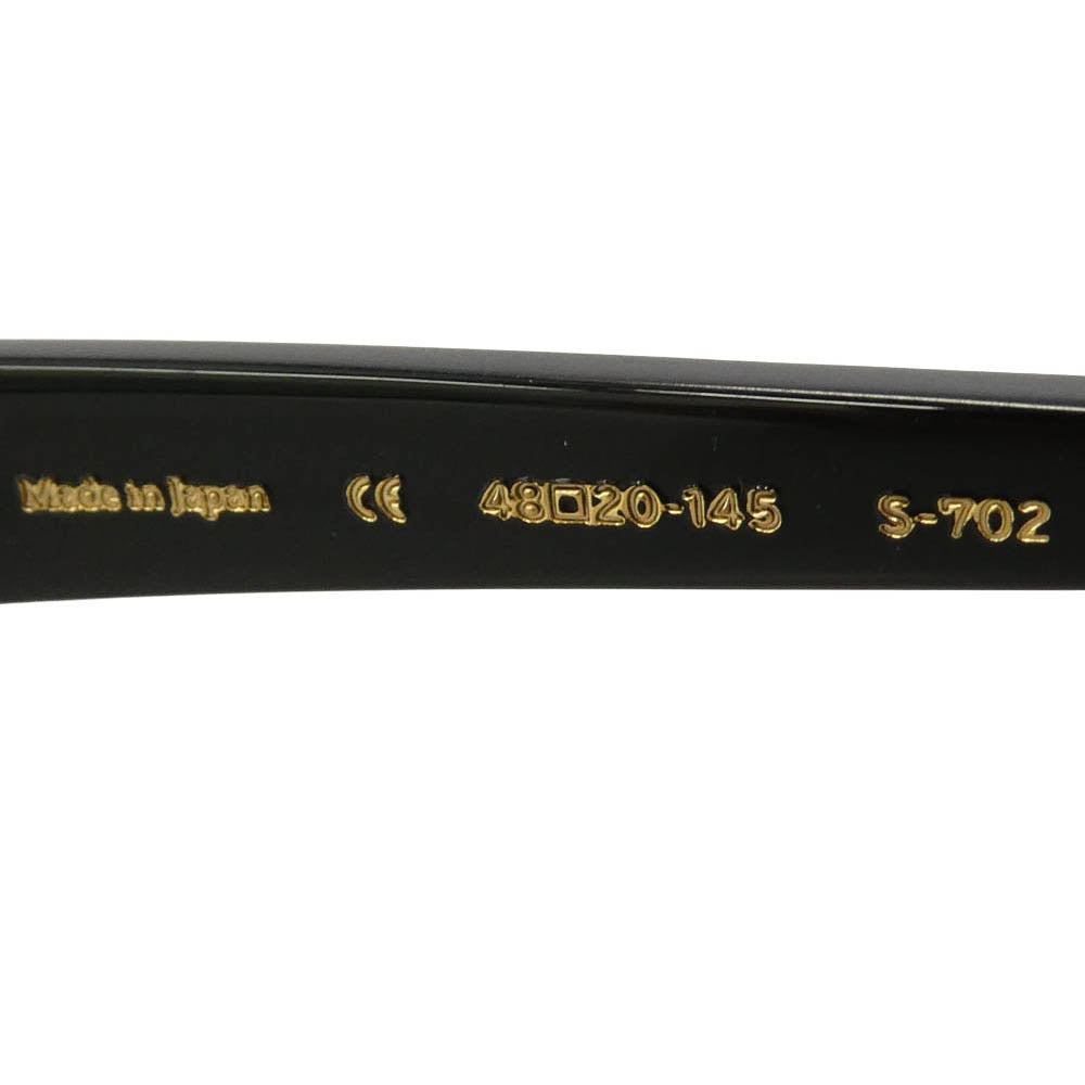 BJ CLASSIC BJ クラシック S-702 SIRMONT サーモント 48□20-145 C-1M-15 マットブラック ガンメタ フルリム チタン アセテート アイウェア 眼鏡 48□20-145【極上美品】【中古】