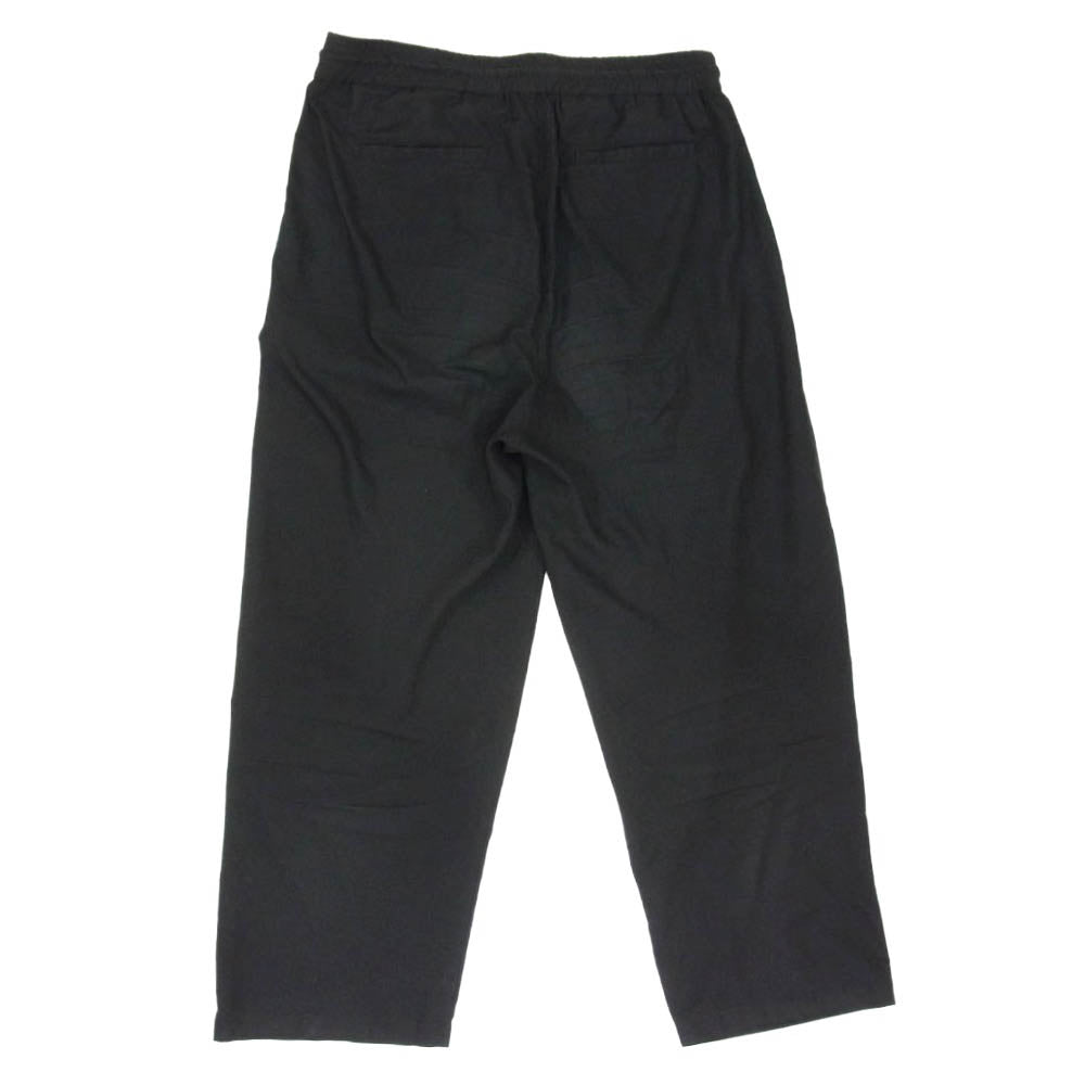 ユハ 10170807-2 SOFT EASY PANTS ポリエステル 無地 ソフト イージー ワイド パンツ ブラック系 3【中古】
