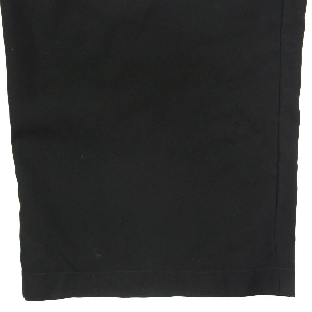ユハ 10170807-2 SOFT EASY PANTS ポリエステル 無地 ソフト イージー ワイド パンツ ブラック系 3【中古】