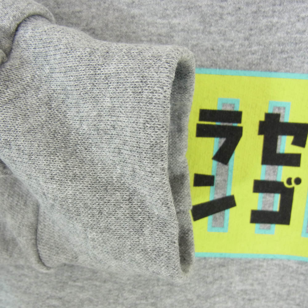 WACKO MARIA ワコマリア 25AW なるきよ-WM-SS03 × なるきよ CREW NECK SWEAT SHIRT ヤラセロテンゴク クルーネック スウェット シャツ トレーナー グレー系 L【新古品】【未使用】【中古】