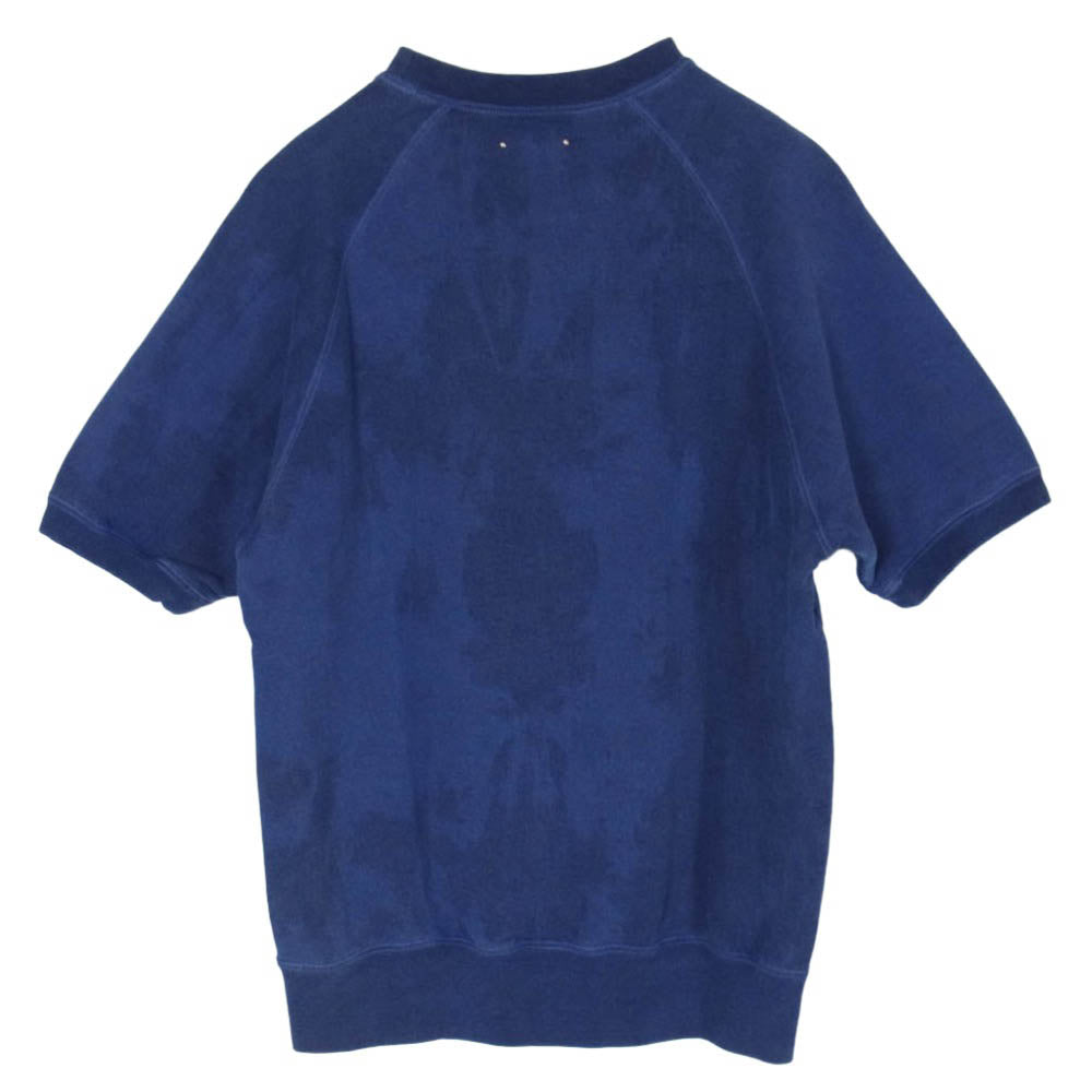 MINEDENIM マインデニム 26SS 2603-4004-35-L2 North Memphis College Logo S/S Crewneck Pullover ノース メンフィス カレッジロゴ ショートスリーブ クルーネック プルオーバー 半袖 スウェット ブルー系 L【新古品】【未使用】【中古】