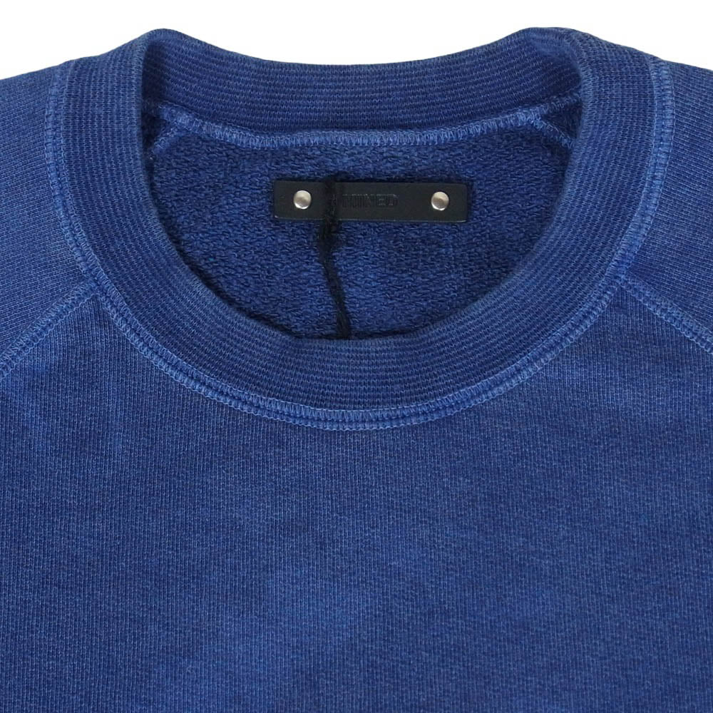 MINEDENIM マインデニム 26SS 2603-4004-35-L2 North Memphis College Logo S/S Crewneck Pullover ノース メンフィス カレッジロゴ ショートスリーブ クルーネック プルオーバー 半袖 スウェット ブルー系 L【新古品】【未使用】【中古】