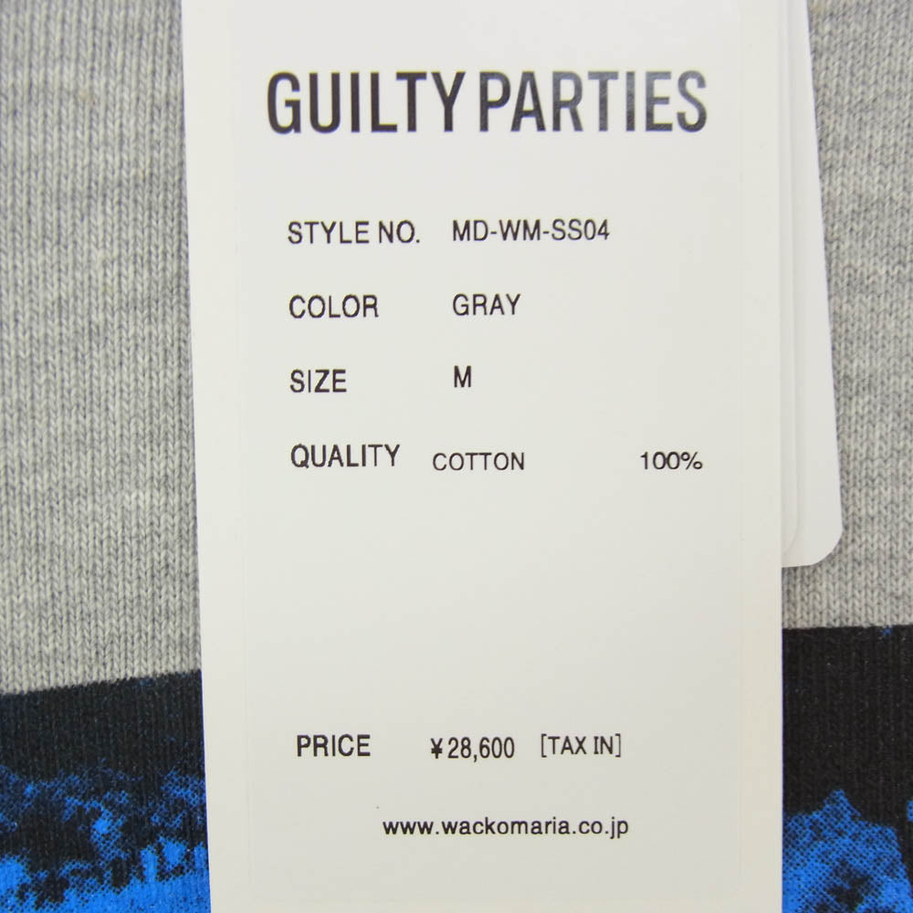 WACKO MARIA ワコマリア 26SS MD-WM-SS04 × MULHOLLAND DRIVE HEAVY WEIGHT CREW NECK SWEAT SHIRT ( TYPE-2 ) マルホランド ドライブ ヘビーウエイト クルーネック スウェットシャツ グレー系 M【新古品】【未使用】【中古】