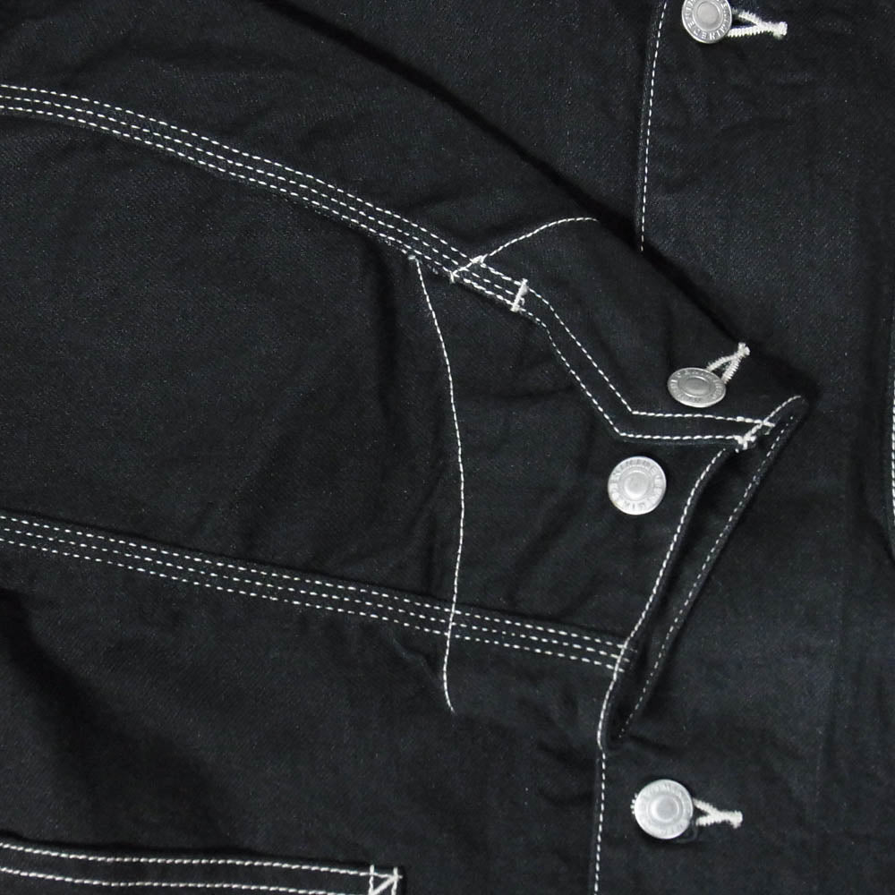 MINEDENIM マインデニム 26SS 2603-8001-91-032 Denim Engineer JKT デニム エンジニア カバーオール ジャケット ブラック系 3【新古品】【未使用】【中古】
