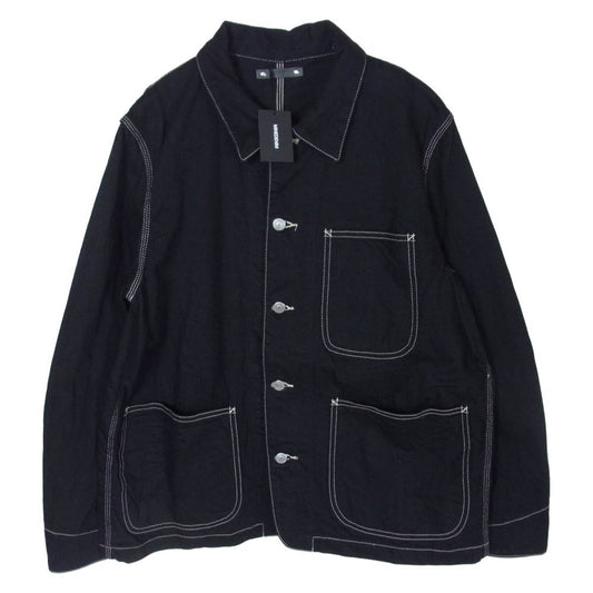MINEDENIM マインデニム 26SS 2603-8001-91-022 Denim Engineer JKT デニム エンジニア カバーオール ジャケット ブラック系 2【新古品】【未使用】【中古】