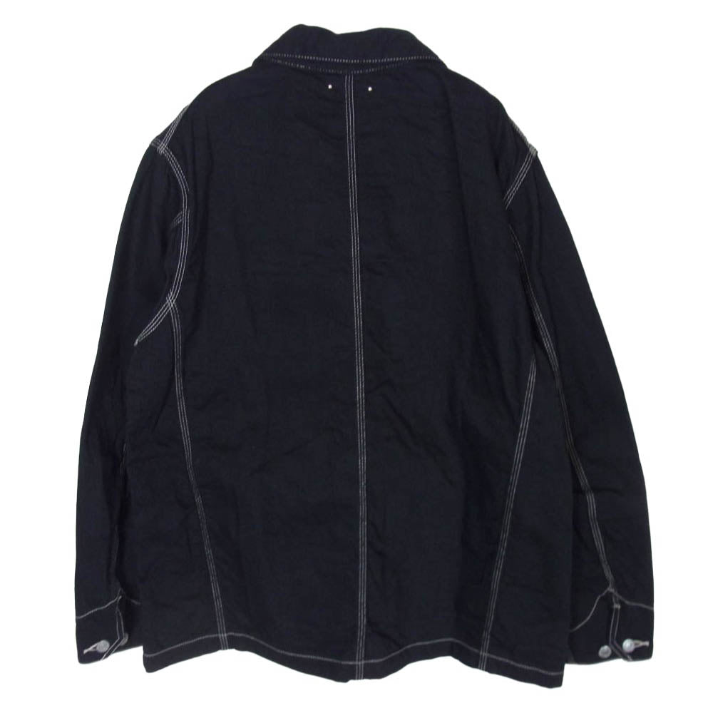 MINEDENIM マインデニム 26SS 2603-8001-91-022 Denim Engineer JKT デニム エンジニア カバーオール ジャケット ブラック系 2【新古品】【未使用】【中古】