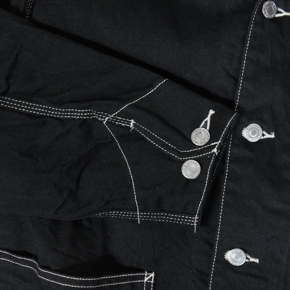MINEDENIM マインデニム 26SS 2603-8001-91-022 Denim Engineer JKT デニム エンジニア カバーオール ジャケット ブラック系 2【新古品】【未使用】【中古】