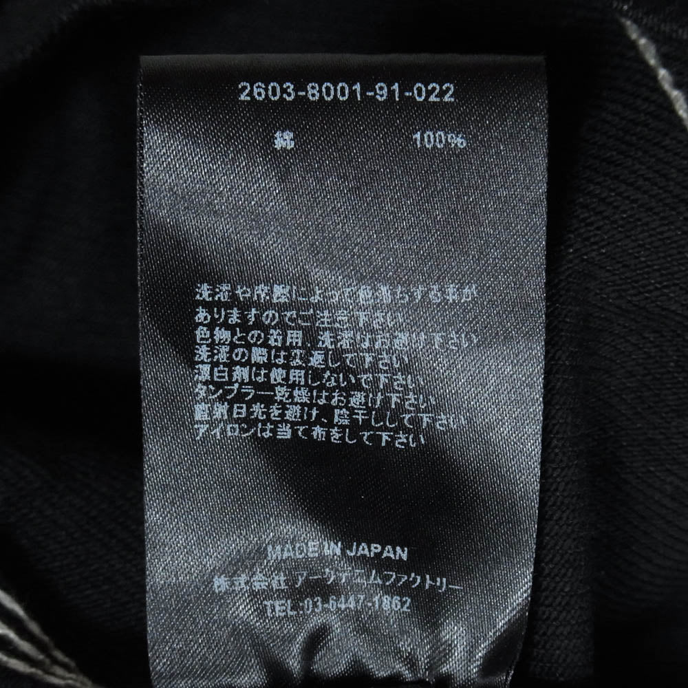 MINEDENIM マインデニム 26SS 2603-8001-91-022 Denim Engineer JKT デニム エンジニア カバーオール ジャケット ブラック系 2【新古品】【未使用】【中古】