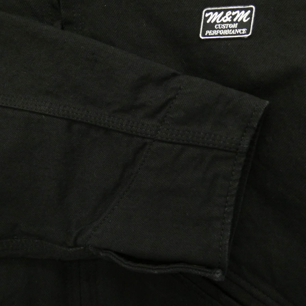 MINEDENIM マインデニム M&M CUSTOM PERFORMANCE エムアンドエム カスタムパフォーマンス MND-MM81-99-L2 × M&M Black Denim Detroit Jacket エムアンドエム ブラック デニム デトロイト ジャケット ブラック系 L【新古品】【未使用】【中古】