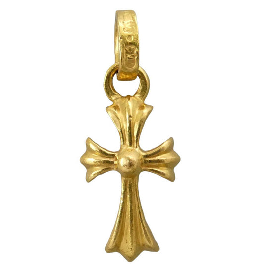 CHROME HEARTS クロムハーツ（原本無） 22K CRS BBYFAT P DMND A ベイビーファット アフターパヴェダイヤ チャーム ペンダントトップ ゴールド系【中古】