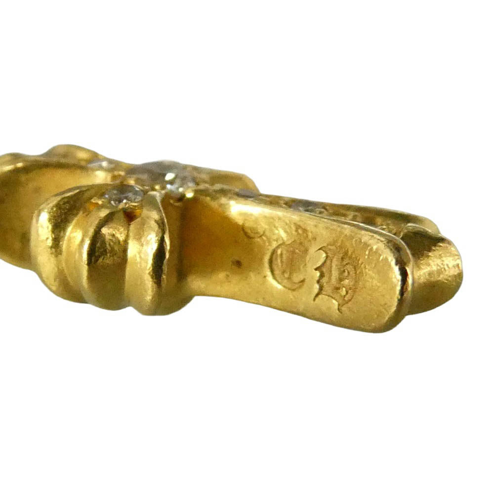 CHROME HEARTS クロムハーツ（原本無） 22K CRS BBYFAT P DMND A ベイビーファット アフターパヴェダイヤ チャーム ペンダントトップ ゴールド系【中古】