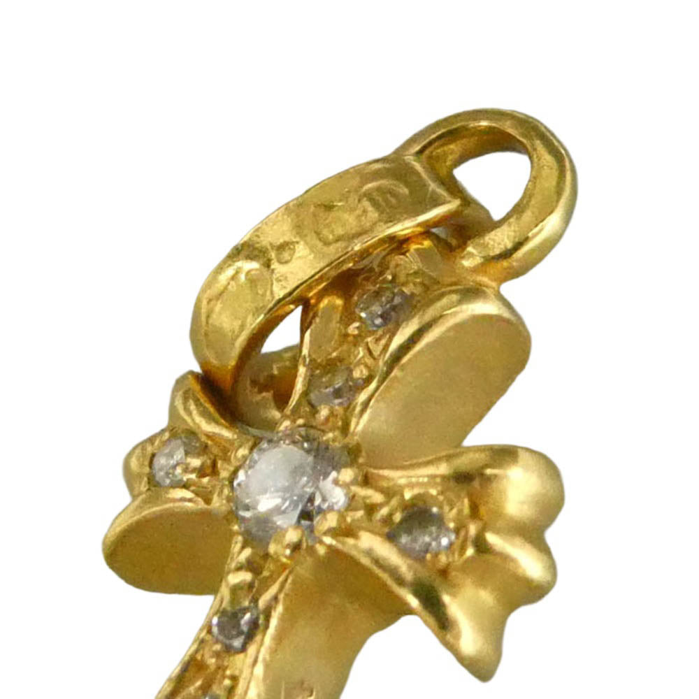 CHROME HEARTS クロムハーツ（原本無） 22K CRS BBYFAT P DMND A ベイビーファット アフターパヴェダイヤ チャーム ペンダントトップ ゴールド系【中古】