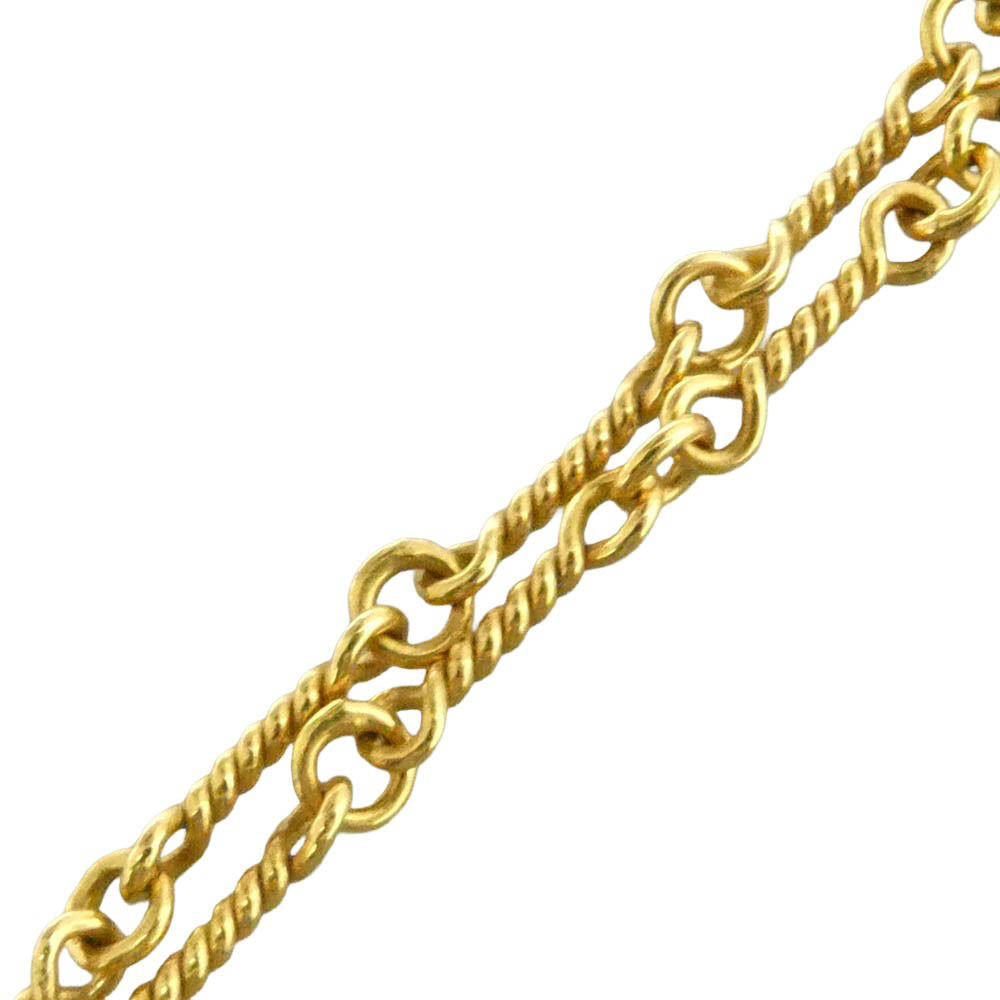 CHROME HEARTS クロムハーツ（原本無） OLD 22K NECKCHAIN ツイストチェーン ネックレス 16inch 16インチ ゴールド系【中古】