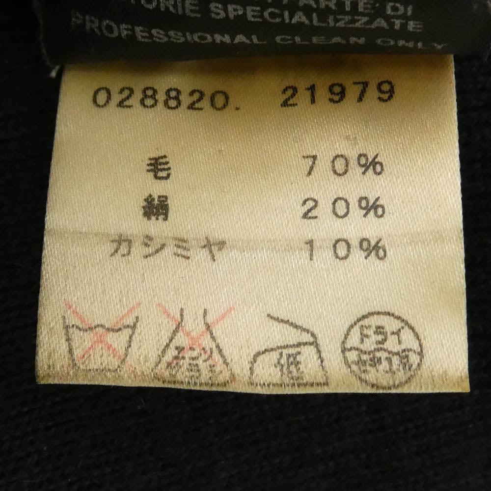 GUCCI グッチ 028820 21979 カシミヤ混 ビーニー ニット帽 ブラック系 S【中古】