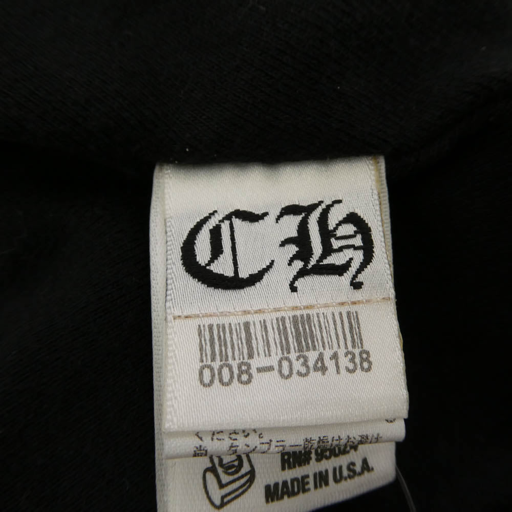 CHROME HEARTS クロムハーツ（原本無） HORSESHOE THERMAL BEANIE ホースシューサーマルビーニー CHプラス 刺繍 ビーニー 帽子 ブラック系【中古】