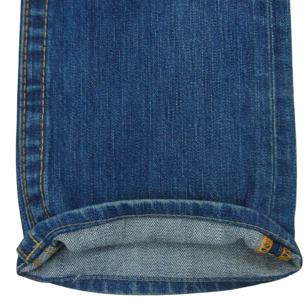 TRUE RELIGION トゥルーレリジョン 24-572OM USA製 ローライズ 加工 デニム パンツ インディゴブルー系 27【中古】