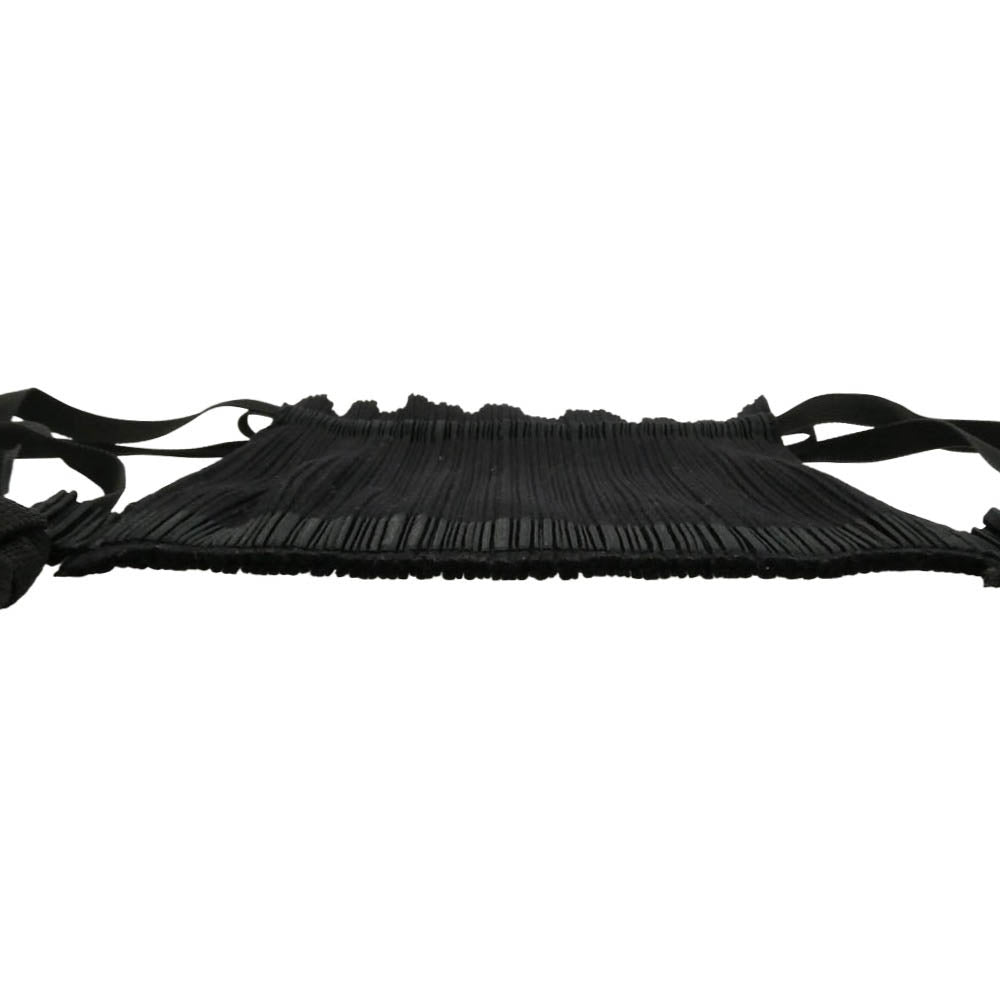 PLEATS PLEASE プリーツプリーズ イッセイミヤケ PP04-AG031 プリーツ加工 起毛 ナップザック ブラック ブラック系【中古】