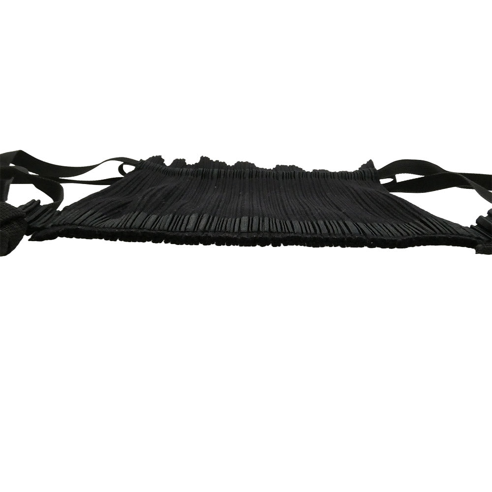PLEATS PLEASE プリーツプリーズ イッセイミヤケ PP04-AG031 プリーツ加工 起毛 ナップザック ブラック ブラック系【中古】