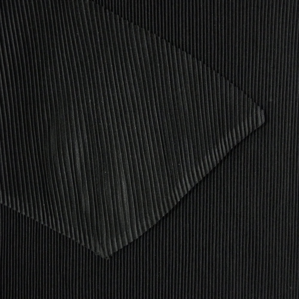PLEATS PLEASE プリーツプリーズ イッセイミヤケ PP02FK103 プリーツ加工 細プリーツ 七分袖 カットソー ブラック系 3【中古】