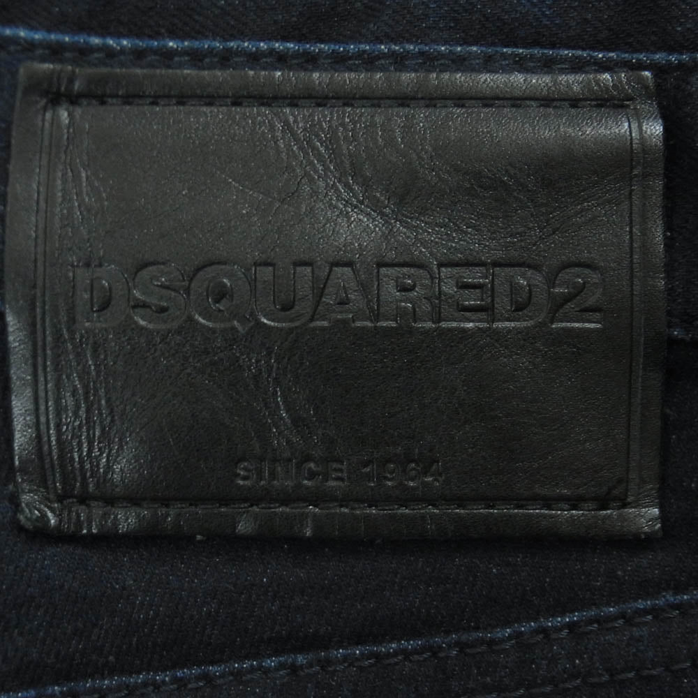 DSQUARED2 ディースクエアード 21SS S74LB0908 Cool Guy Jean クールガイ ジーンズ ストレッチ スキニー デニム パンツ インディゴブルー系 48【中古】