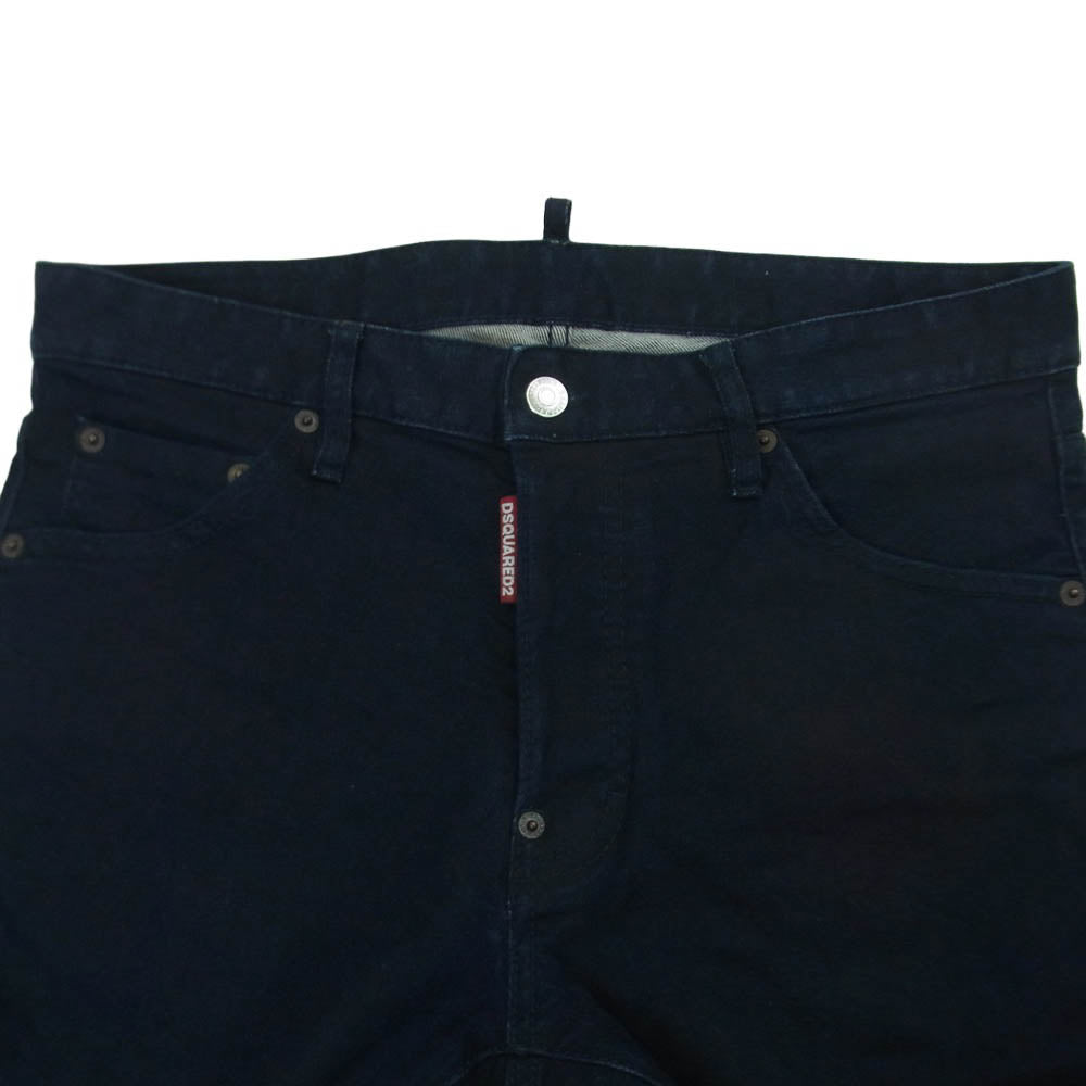 DSQUARED2 ディースクエアード 21SS S74LB0908 Cool Guy Jean クールガイ ジーンズ ストレッチ スキニー デニム パンツ インディゴブルー系 48【中古】