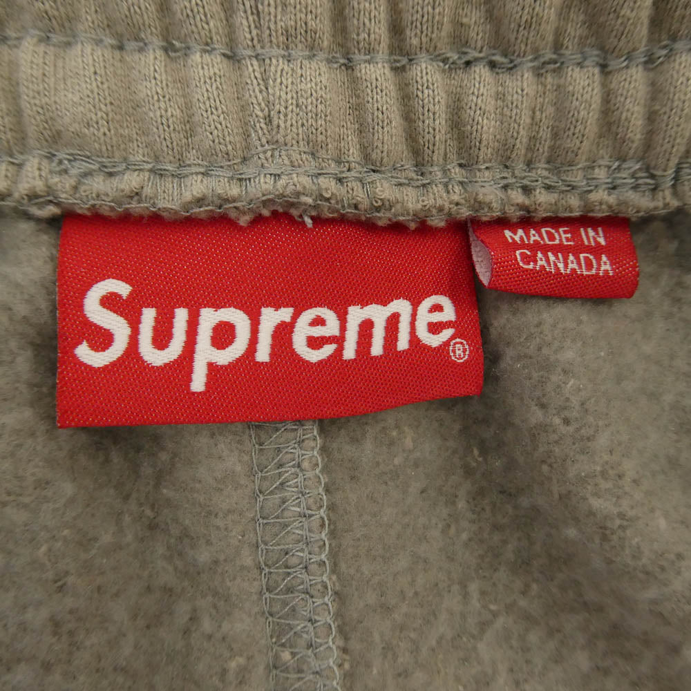 Supreme シュプリーム 22AW small box cargo sweatpant スモールボックスロゴ カーゴ スウェット パンツ チャコール系 M【中古】